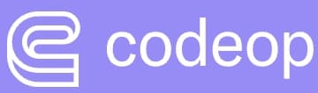 Logo del bootcamp en data science de Codeop